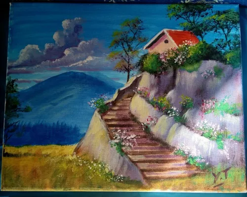 Tableau fait main peinture