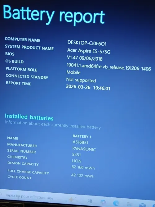 ACER Aspire E5-575G I7 7500U NVIDIA Geforce GTX 950 RAM 8GB SSD 256GB