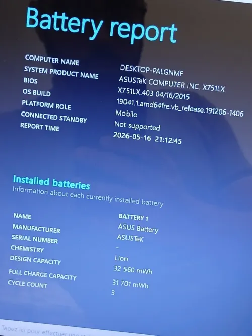 ASUS NVIDIA GTX 950 I7 5500U RAM 8GB SSD 256GB