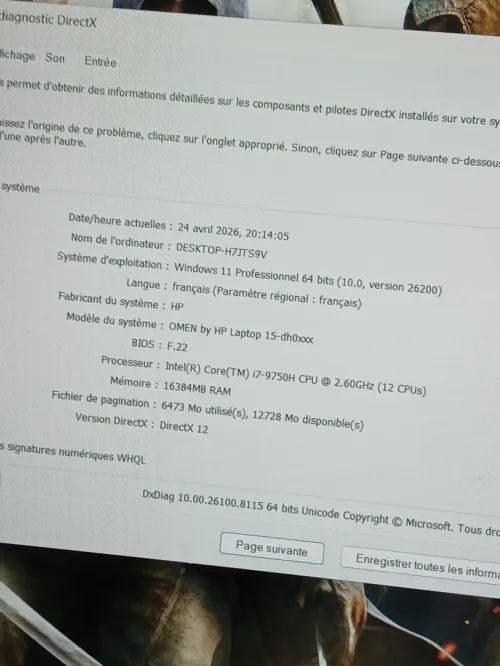 HP OMEN 15 I7 9750H NVIDIA RTX 2060 RAM 16GB SSD 512GB