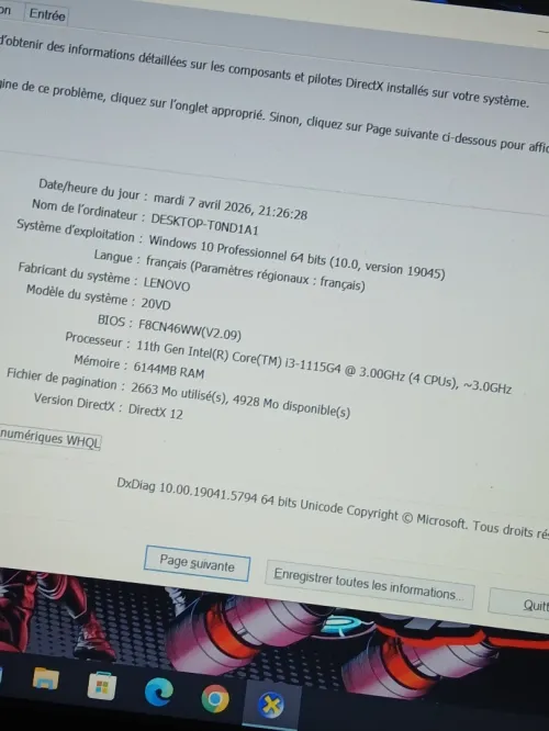 Lenovo ThinkBook 14 G2 Intel I3-1115G4 RAM 6GB SSD 256GB
