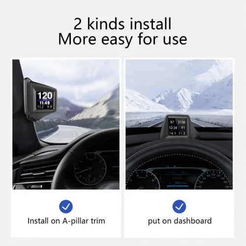Afficheur OBD2+GPS Ordinateur de bord HUD