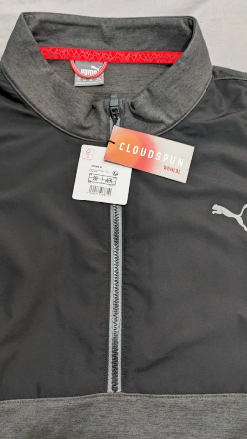 PUMA Blouson de golf a fermeture zippée 1/4 CLOUDSPUN WRMLBL /  Original اصلية - Taille 4XL