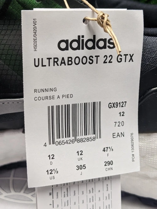 Adidas ULTRABOOST 22 GORE-TEX - Ref GX9127 - Original اصلية - Pointure 47 1/3 / 30.5 CM