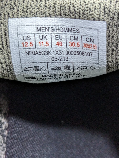 The North Face M VECTIV ESCAPE KNIT - Ref NF0A5G3K 1X31 - Original اصلية - Pointure 46 / 30.5 CM