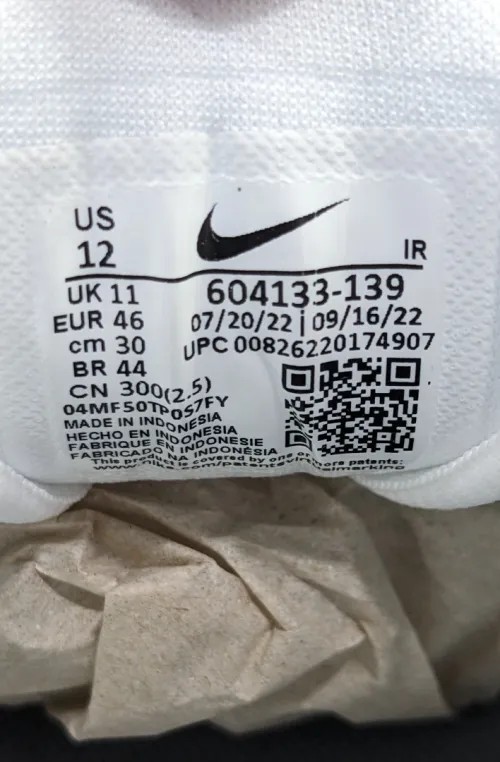 Nike Tn Air Max Plus Blanche - Ref FB3350-400 - Original اصلية - Pointure 46 / 30 Centimètre