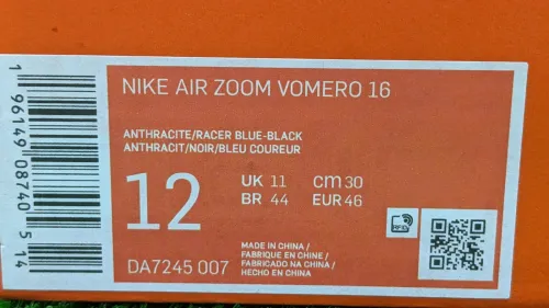 Nike Vomero 16 - Ref DA7245-007 - Original اصلية - Pointure 46 / 30 Centimètre