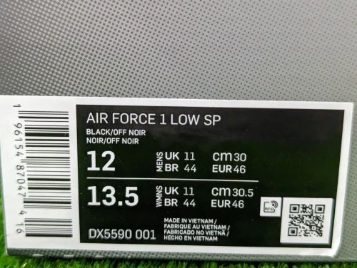 Nike Air Force 1 Low x Slam Jam - Ref DX5590-001- Original اصلية - Pointure 46 / 30 CM