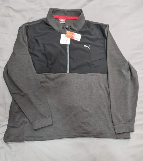 PUMA Blouson de golf a fermeture zippée 1/4 CLOUDSPUN WRMLBL /  Original اصلية - Taille 4XL