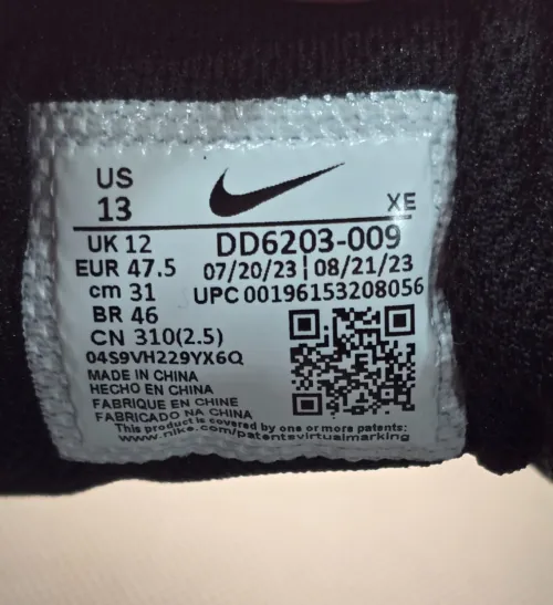 Nike Air Winflo 9 M  DD6203-009 - Original اصلية - Pointure 47.5 / 31 Centimètre
