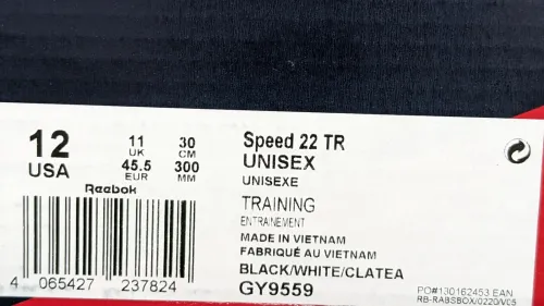 Reebok SPEED 22 TR - Ref GY9559- Original اصلية - Pointure 45.5 / 30 CM