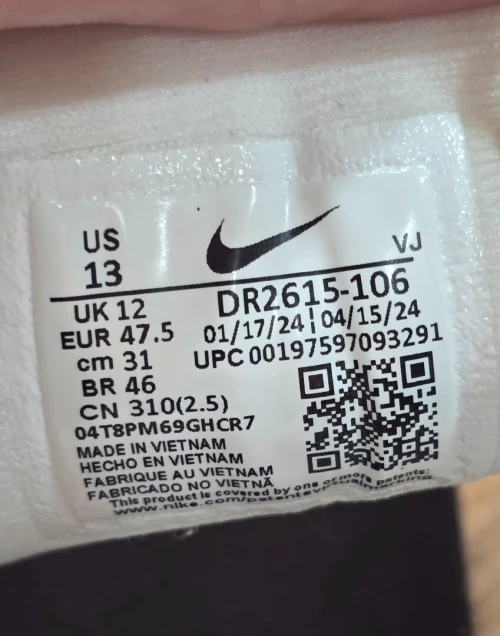 Nike ZoomX Invincible Run 3 - DR2615-106 - Original اصلية - Pointure 47.5 / 31 CM