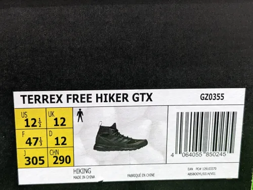 Adidas TERREX FREE HIKER GTX - Ref GZ0355 - Original اصلية - Pointure 47 1/3 / 30.5 CM