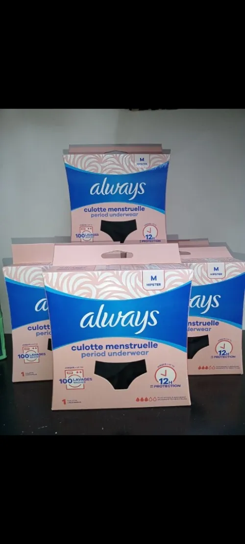 Culotte menstruelle de chez always 