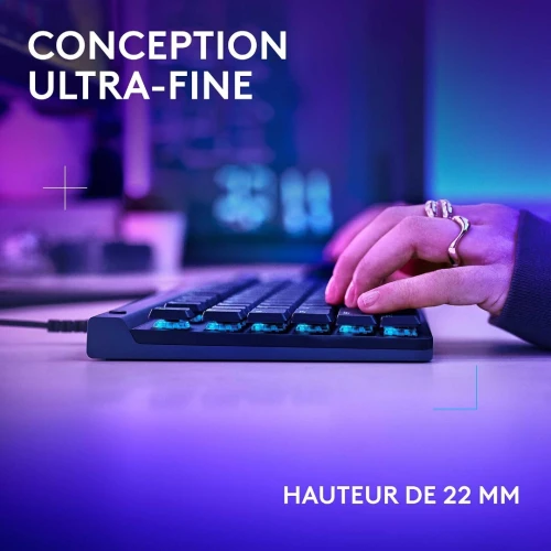 CLAVIER Logitech G G515 TKL, clavier gaming ultra-plat filaire