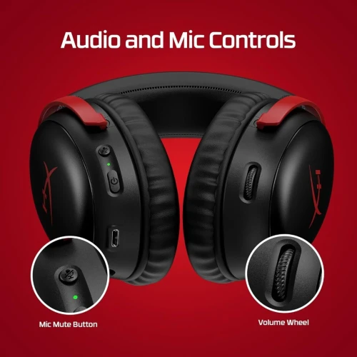 CASQUE GAMING SANS FIL HyperX Cloud III 