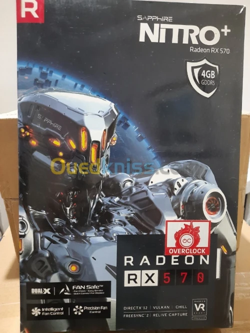 Carte graphique radeon rx 570 nitro+ 4gb ddr5