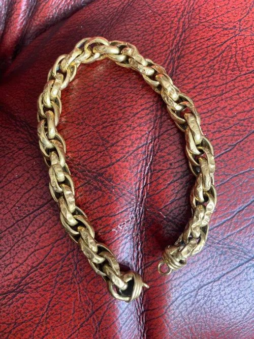 Bracelet or 18 carats, 750 français