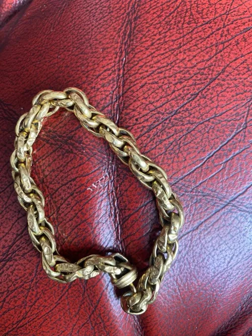 Bracelet or 18 carats, 750 français