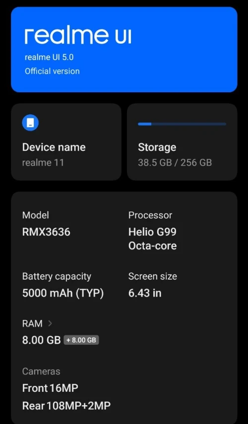 Realme 11 4g