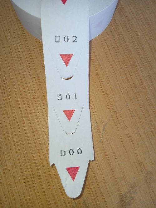 Rouleau 2000 ticket pour file d'attente 