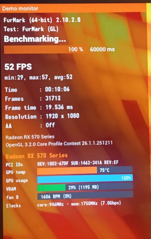 GPU RX570 4GB MSI