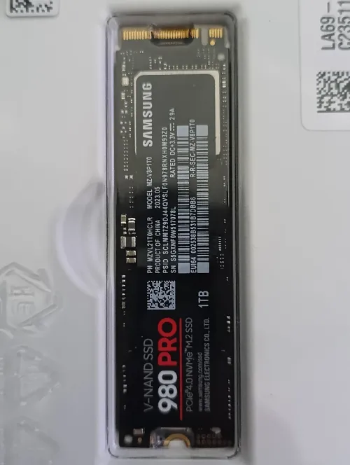 SSD NVME SAMSUNG 980 PRO 1T 4.0