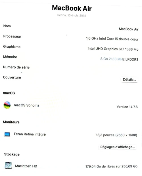 MacBook 2018