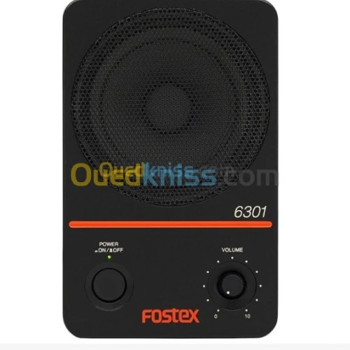 FOSTEX 6301NX HAUT-PARLEUR ALIMENTE 20W, amplificateur classe D, entrée XLR symétrisée par transfo