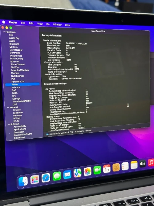 Macbook pro Retina mid-2015 15" i7 16GB\256 SSD