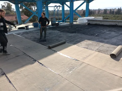 Travaux d'étancheité 
