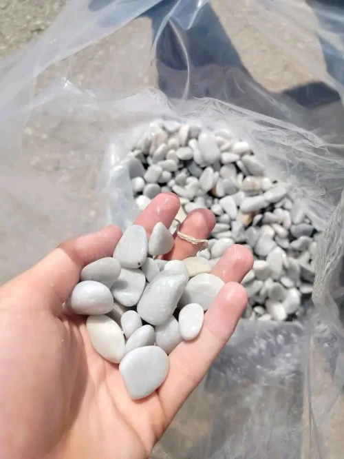 Galet jardin حجر طبيعي للتزين حدائق و مسابح و pierre de décoration galet marbré  حجر تبيض حجر اسود