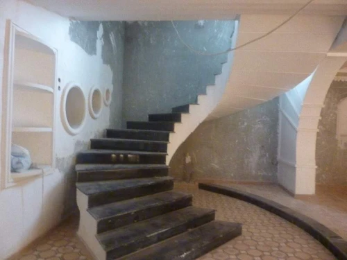 Escaliers Arrondie et Escargot.