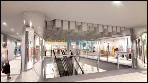 Mobilier pour centre commerciaux 