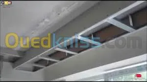 Faux plafond . Cloison .revetement mur