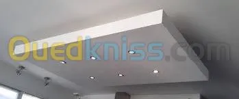 Faux plafond . Cloison .revetement mur