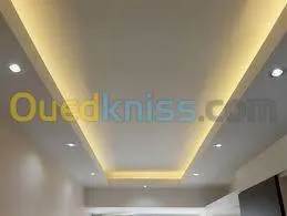 Faux plafond . Cloison .revetement mur