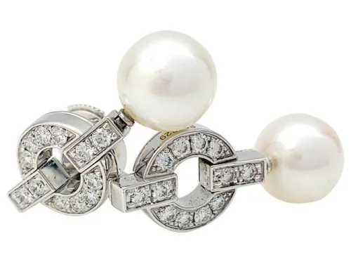 ENSEMBLE DE CARTIER 18k CARTIER DE DIAMANTS