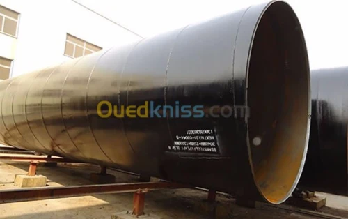 Tube acier noir soudé spirale