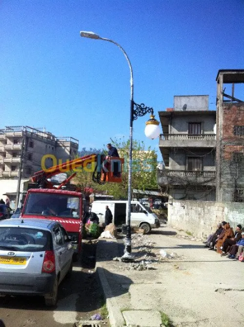 TRAVAUX ECLAIRAGE PUBLIC