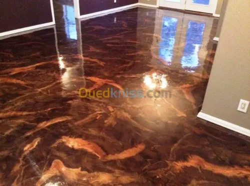 epoxy 3d et metalic et simple