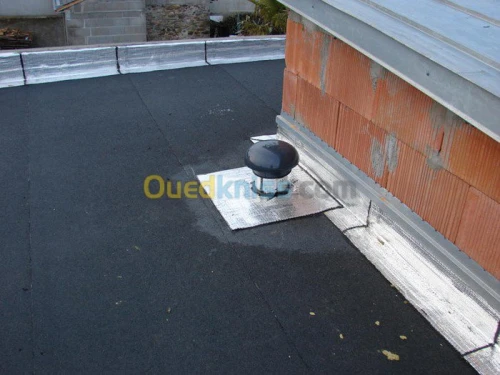 Etancheite terrasse avec goudron 