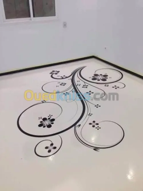 sol 3d metalique peintfloor tatouages 