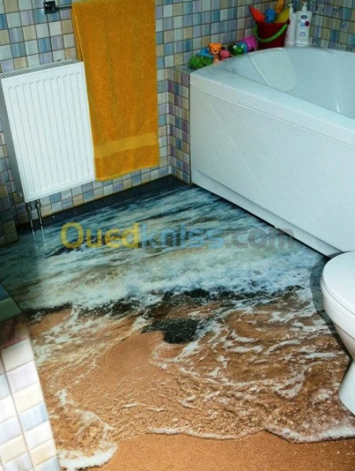 revetement de sole en resine Eproxy 3D