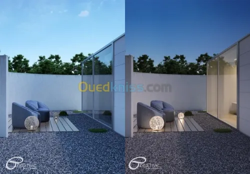 infographie d'architecture