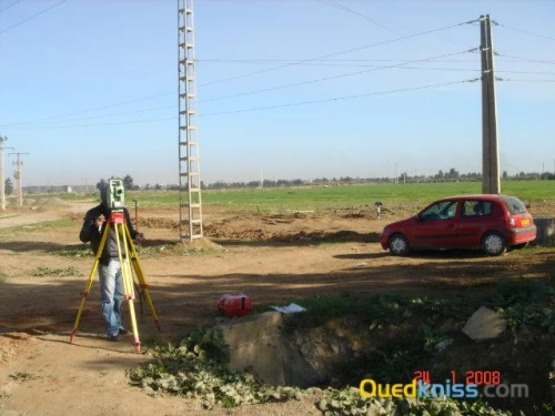 travaux topographiques