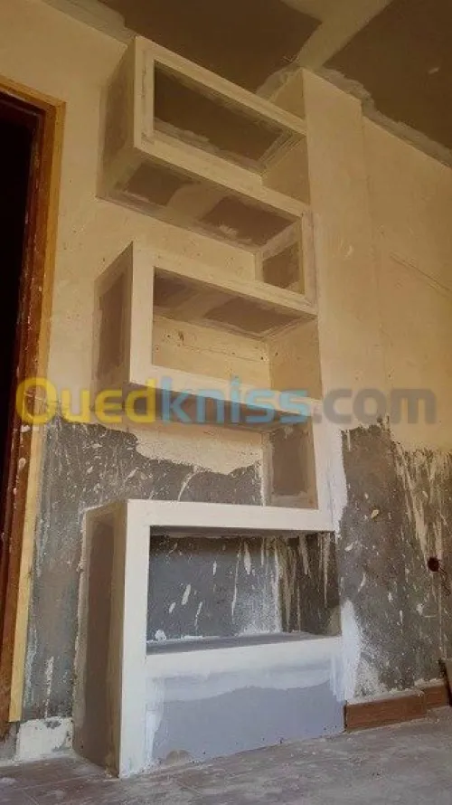 Pose et fourniture placo platre 