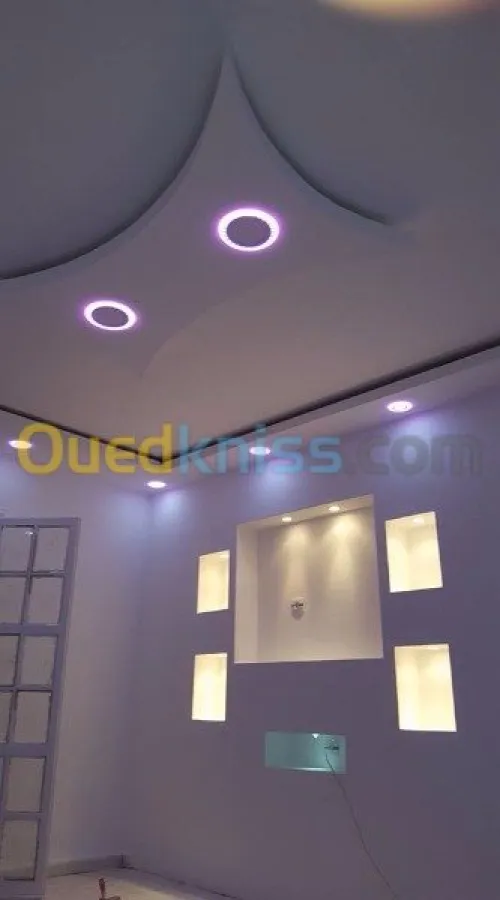 Pose et fourniture placo platre 