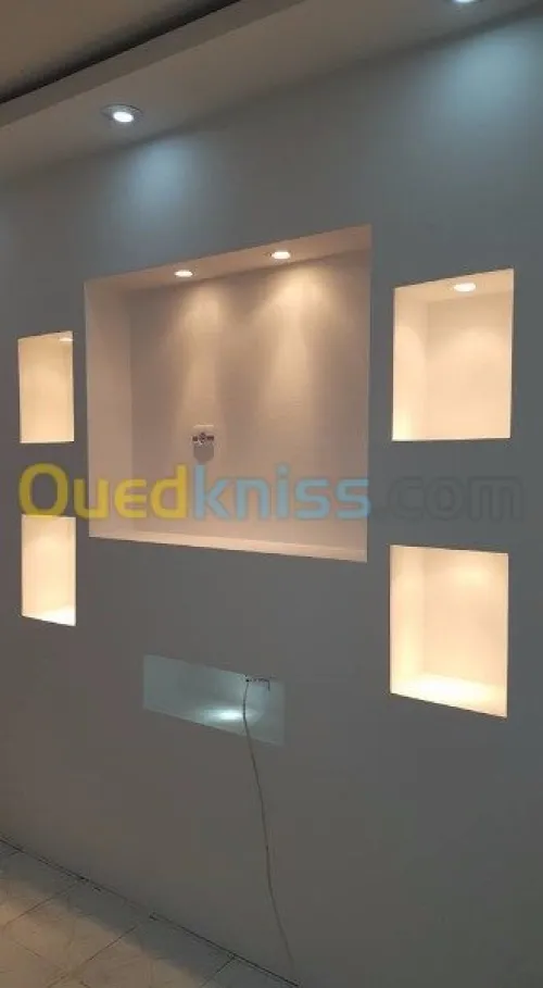 Pose et fourniture placo platre 