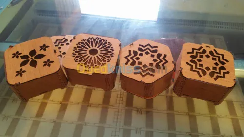 décoration et boites en bois 
